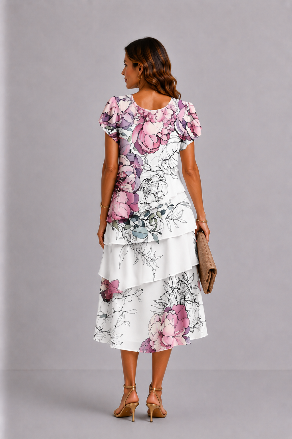 Diana | Abito Elegante con Volant