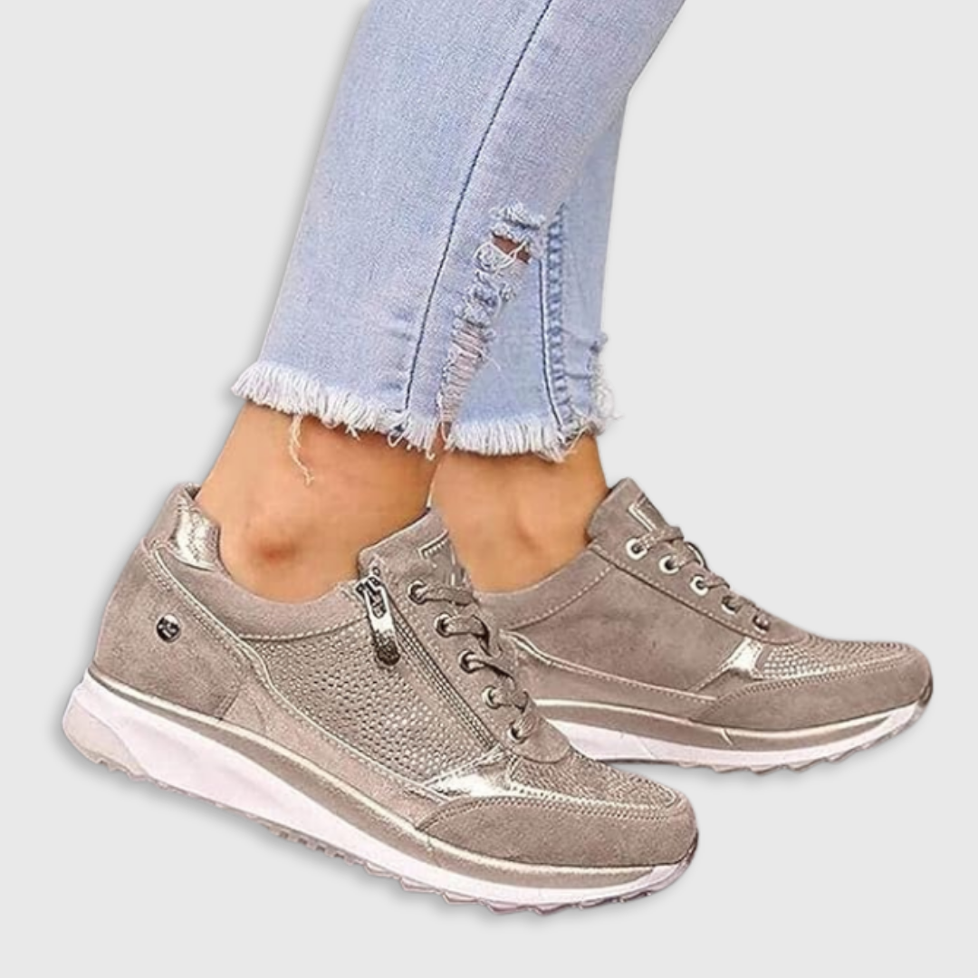 Ginette | Orthopädische Sneaker mit Reißverschluss
