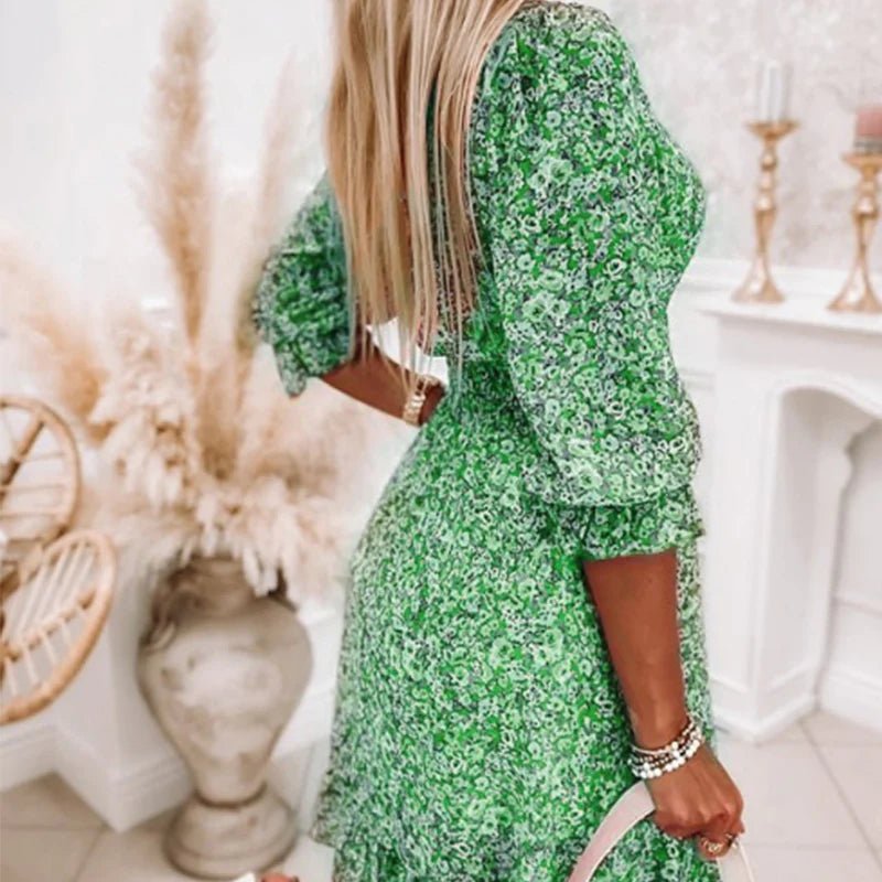 Sunna - Vestido Floral Elegante