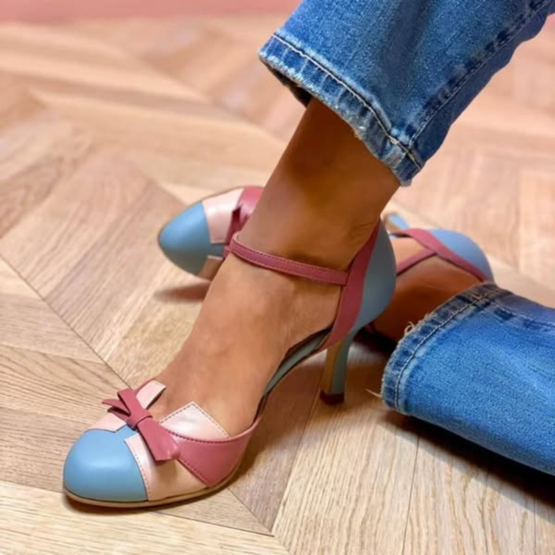 Élise | Tacones cómodos de cuero