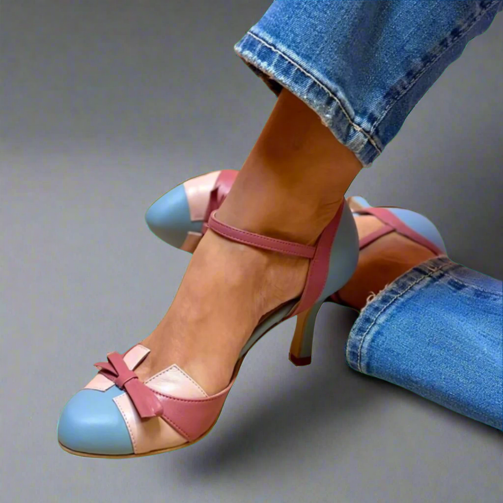 Élise | Tacones cómodos de cuero