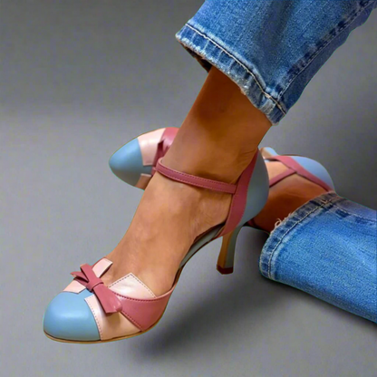 Élise | Tacones cómodos de cuero