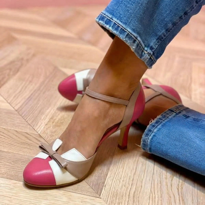 Élise | Tacones cómodos de cuero