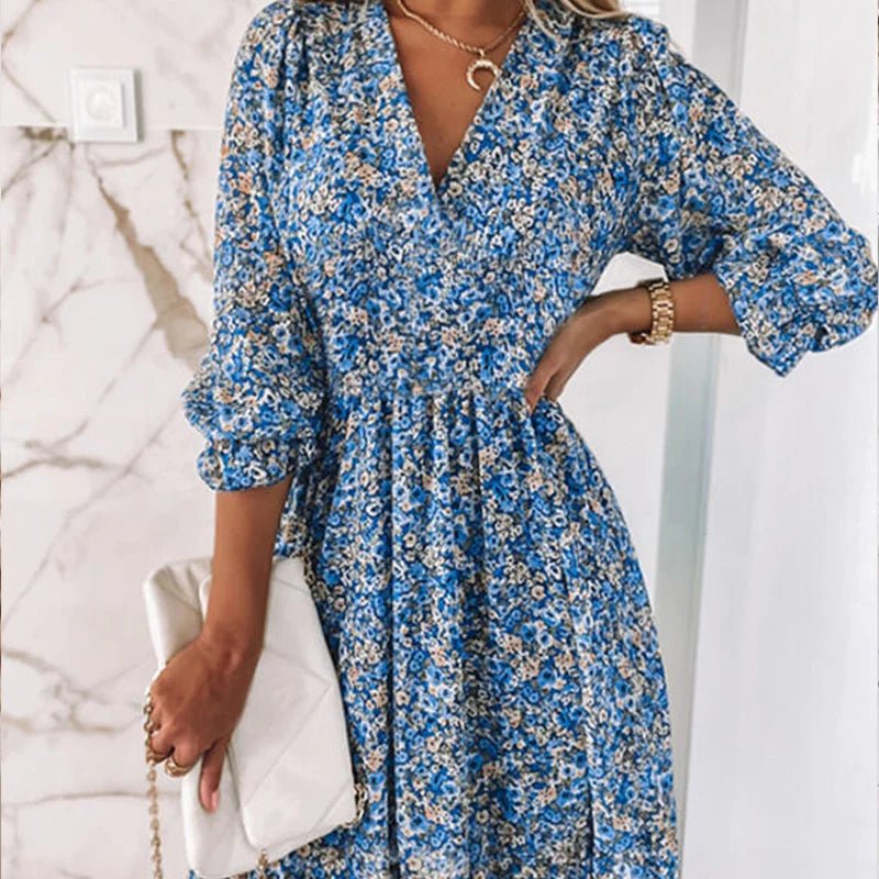 Sunna - Vestido Floral Elegante