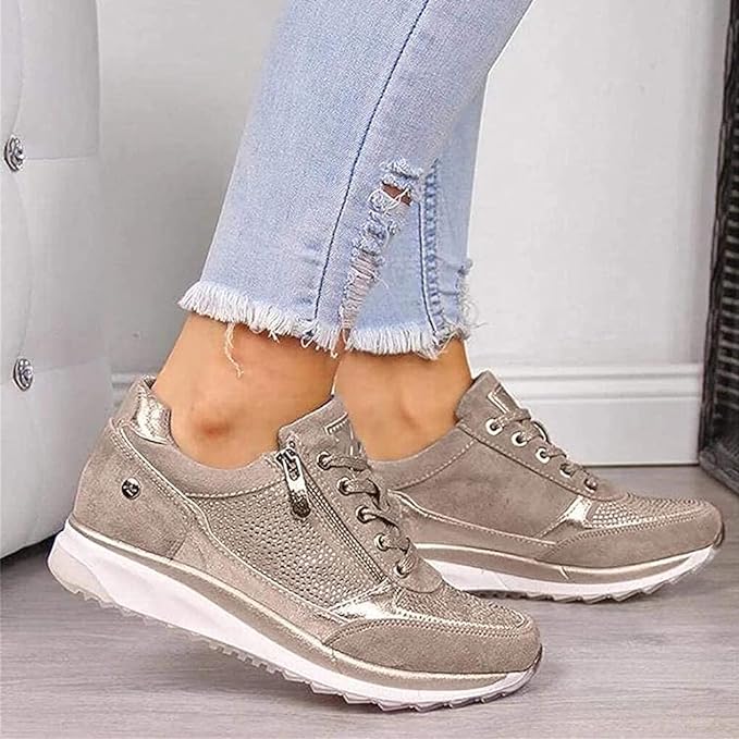 Ginette | Orthopädische Sneaker mit Reißverschluss