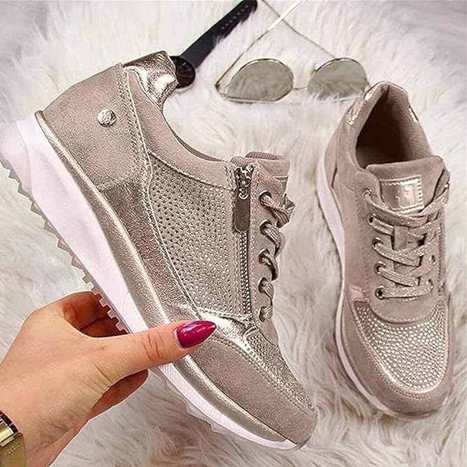 Ginette | Orthopädische Sneaker mit Reißverschluss