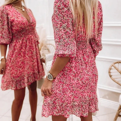 Sunna - Vestido Floral Elegante
