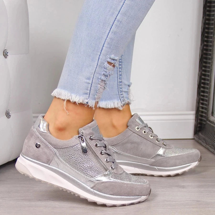 Ginette | Orthopädische Sneaker mit Reißverschluss