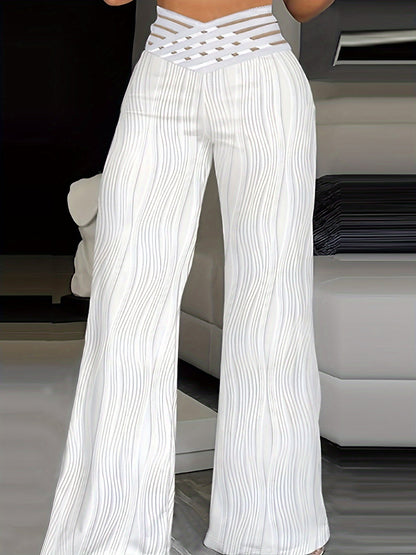 Emma | Pantalones cruzados de tiro alto