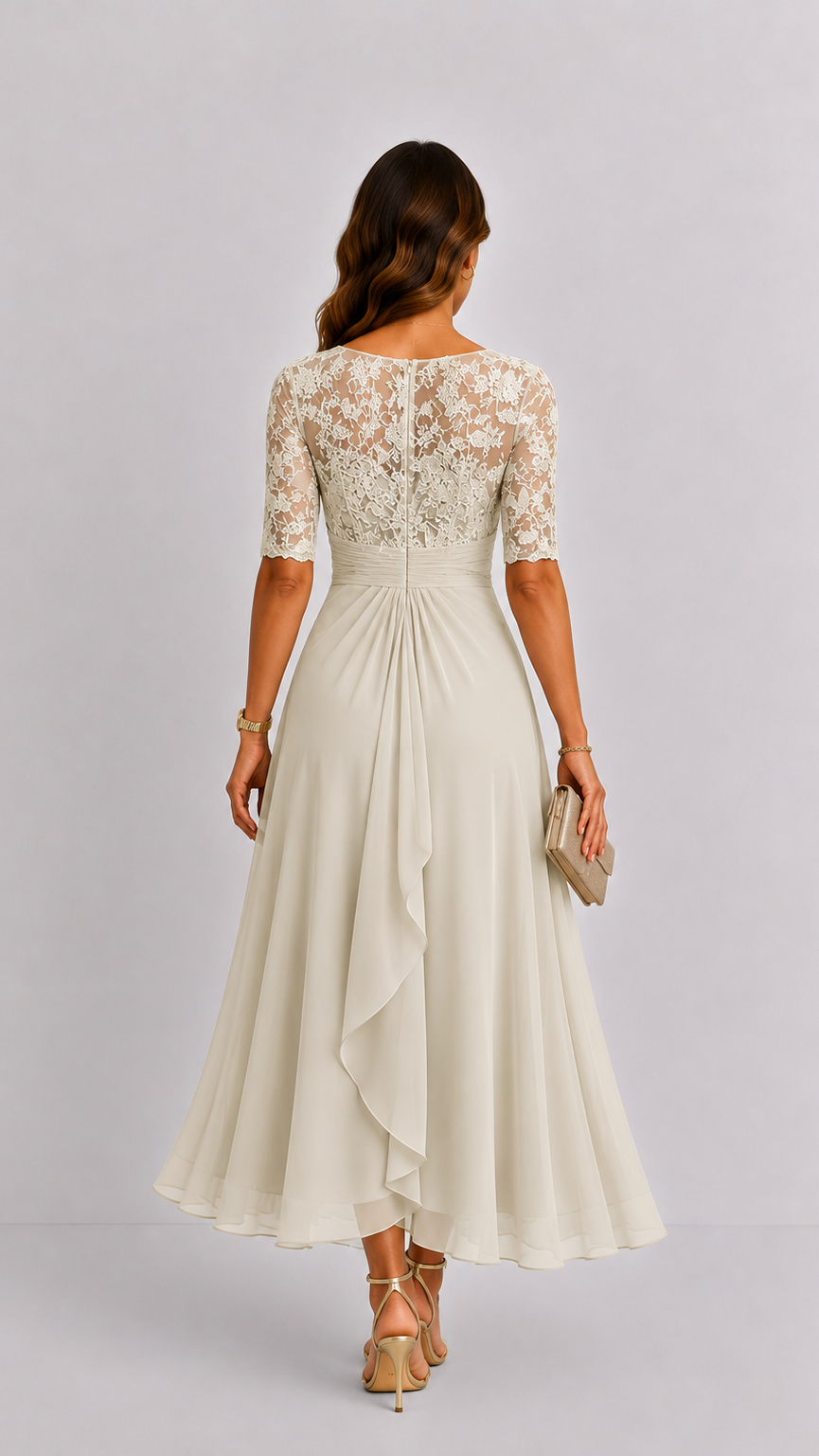 RHONDA | Elegante abito in pizzo