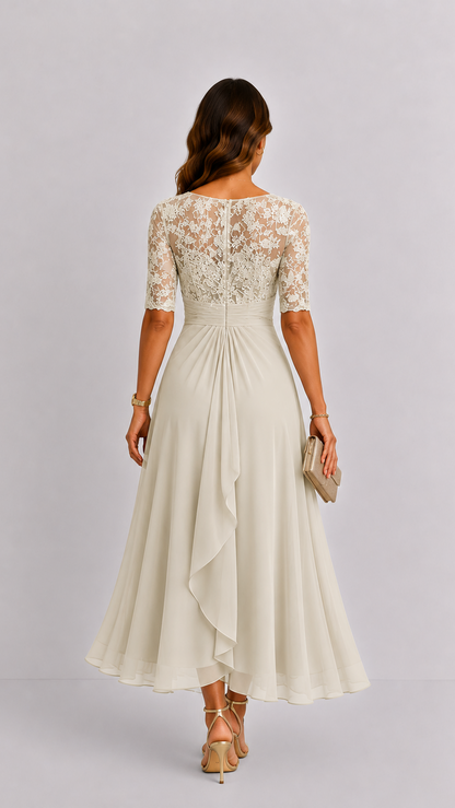 RHONDA | Elegante abito in pizzo