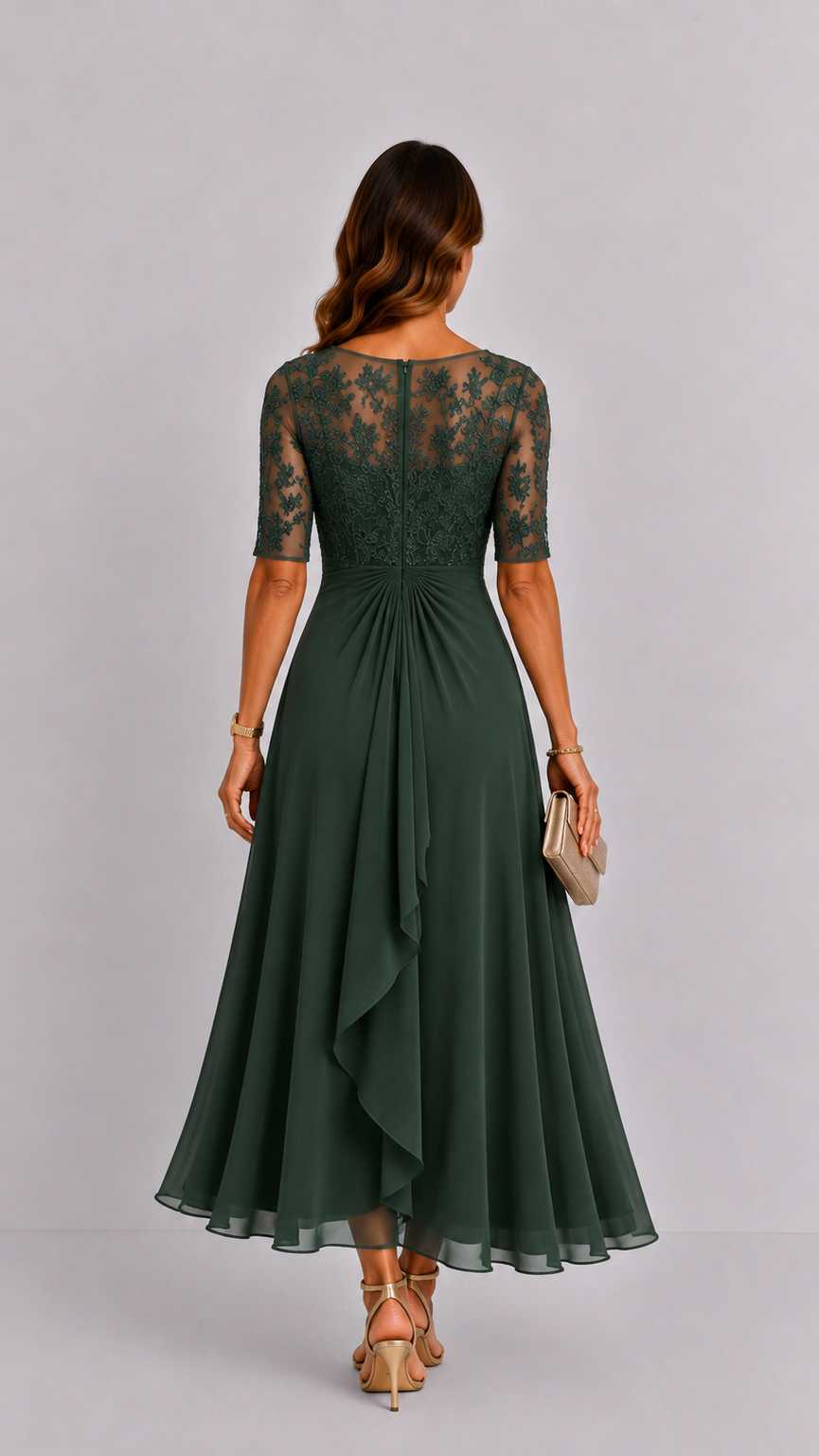 RHONDA | Elegante abito in pizzo