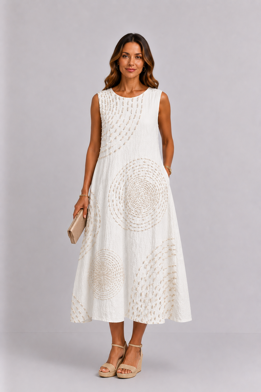 Luna | Retro-Freizeitkleid