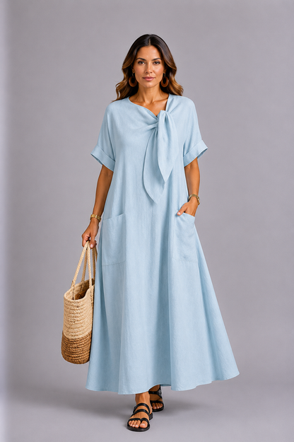 Fleur™ Abito Elegante con Tasche