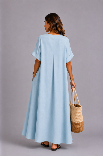 Fleur™ Abito Elegante con Tasche