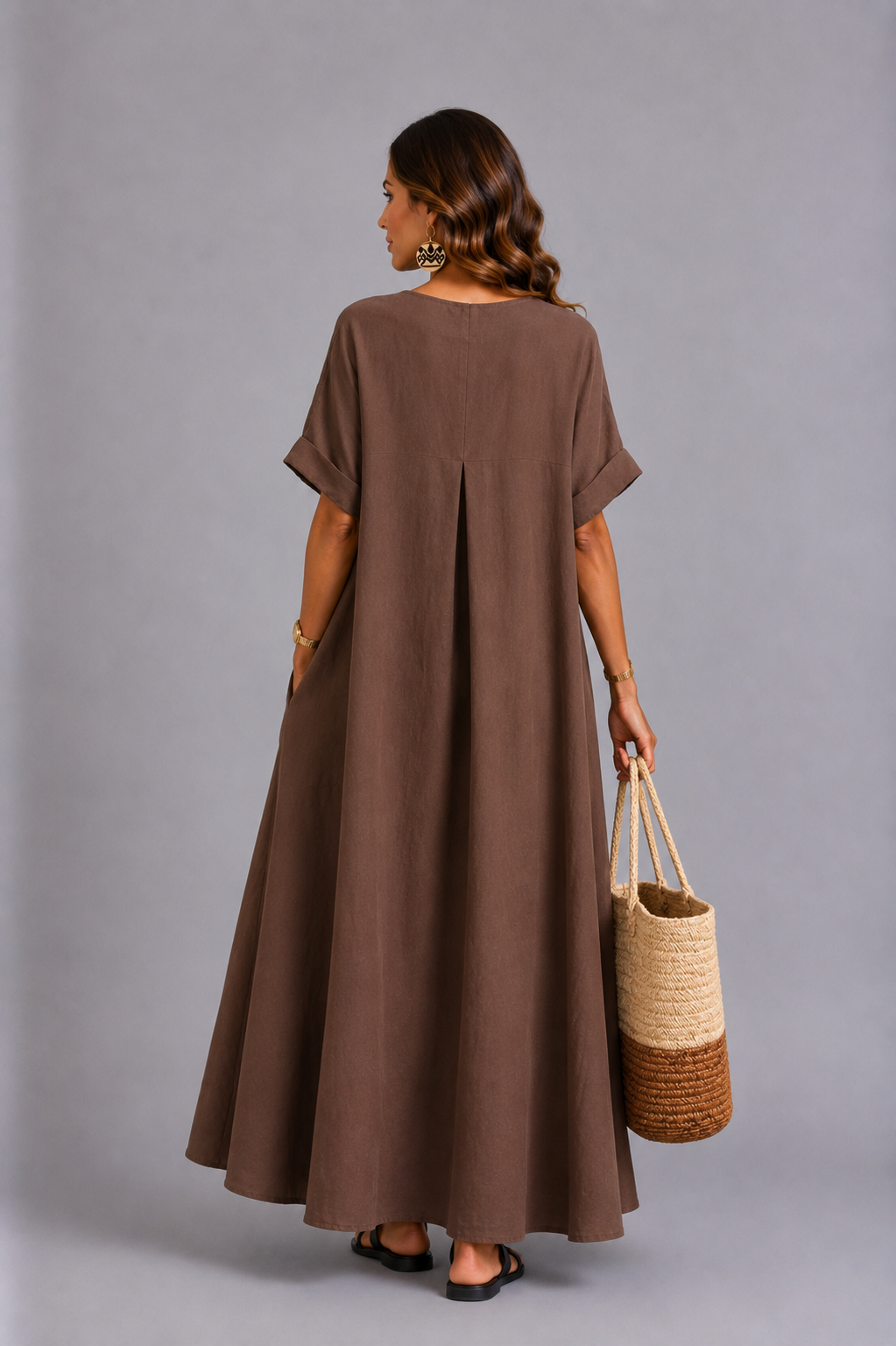 Fleur™ Abito Elegante con Tasche