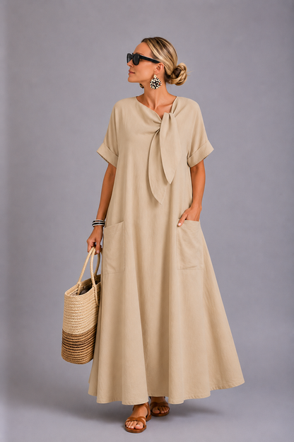 Fleur™ Abito Elegante con Tasche
