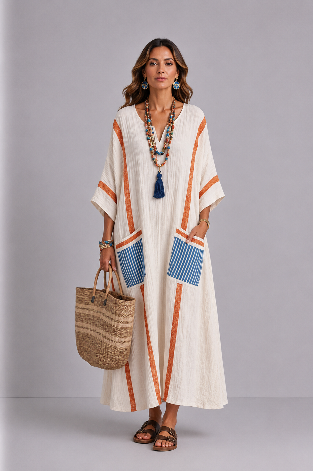 Elegante Mary - Abito lungo da spiaggia per un look estivo alla moda