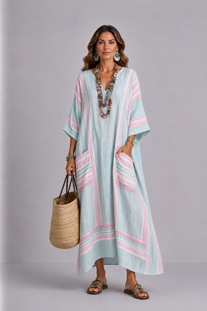 Elegante Mary - Abito lungo da spiaggia per un look estivo alla moda