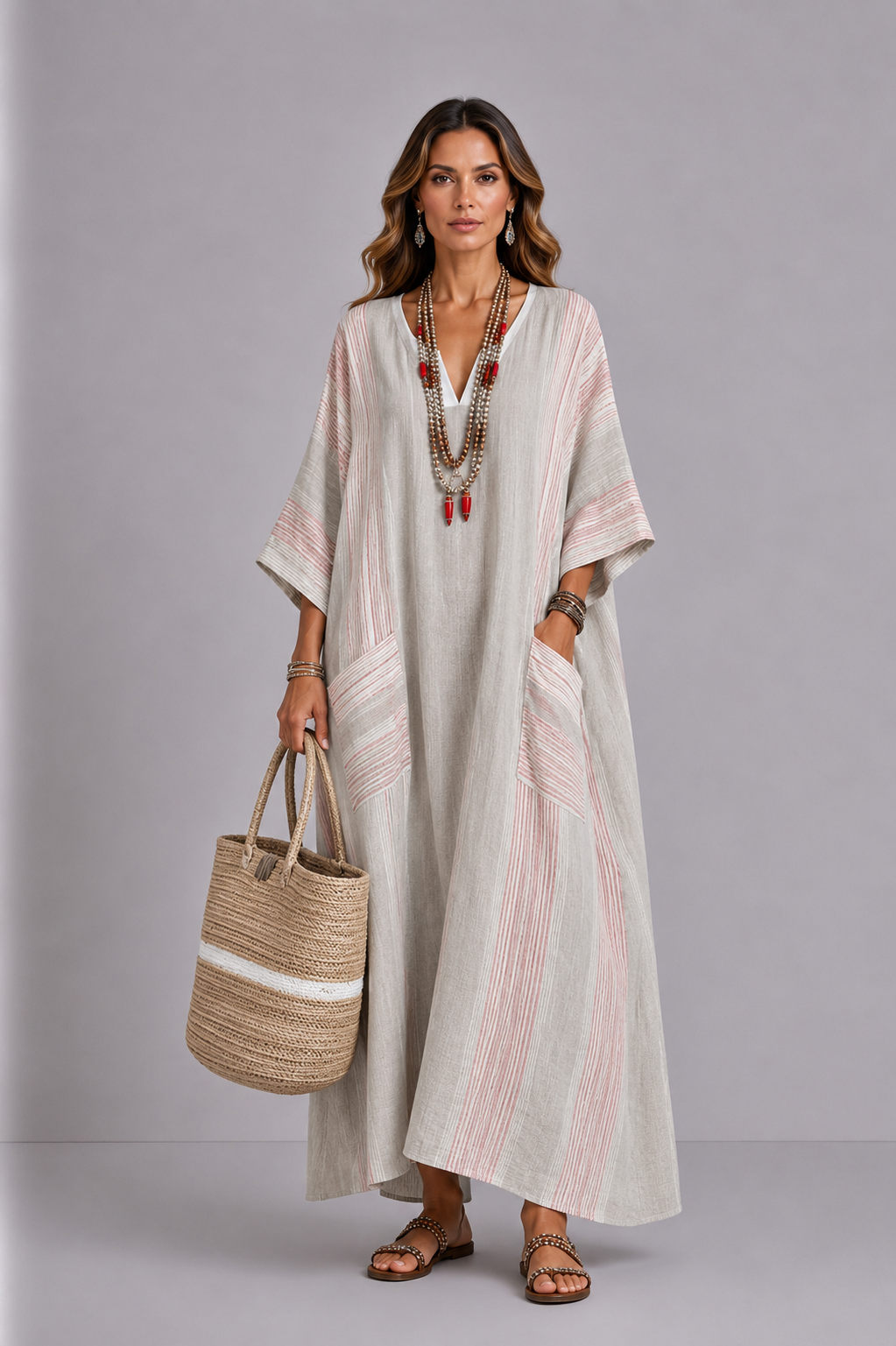 Elegante Mary - Abito lungo da spiaggia per un look estivo alla moda