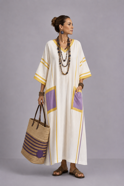 Elegante Mary - Abito lungo da spiaggia per un look estivo alla moda