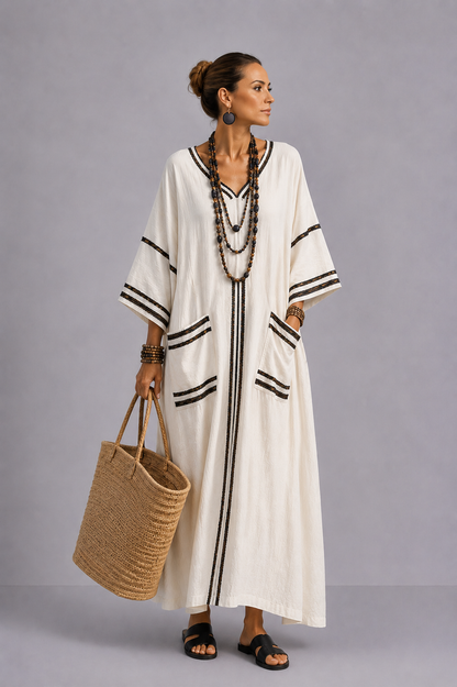 Elegante Mary - Abito lungo da spiaggia per un look estivo alla moda