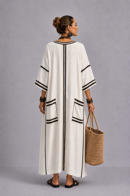 Elegante Mary - Abito lungo da spiaggia per un look estivo alla moda