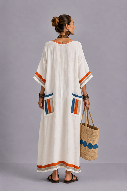 Elegante Mary - Abito lungo da spiaggia per un look estivo alla moda