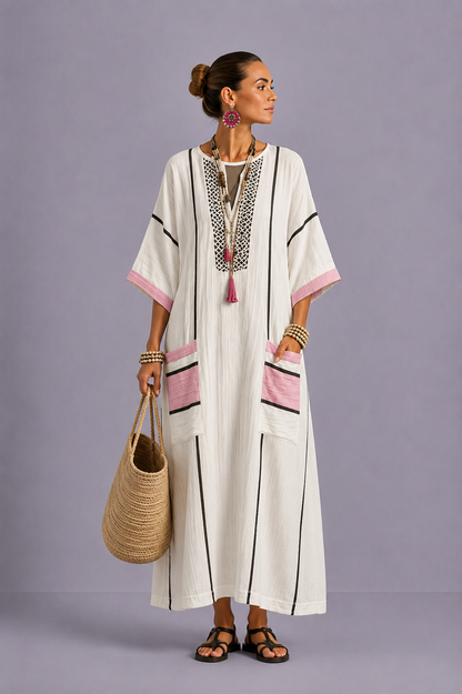 Elegante Mary - Abito lungo da spiaggia per un look estivo alla moda