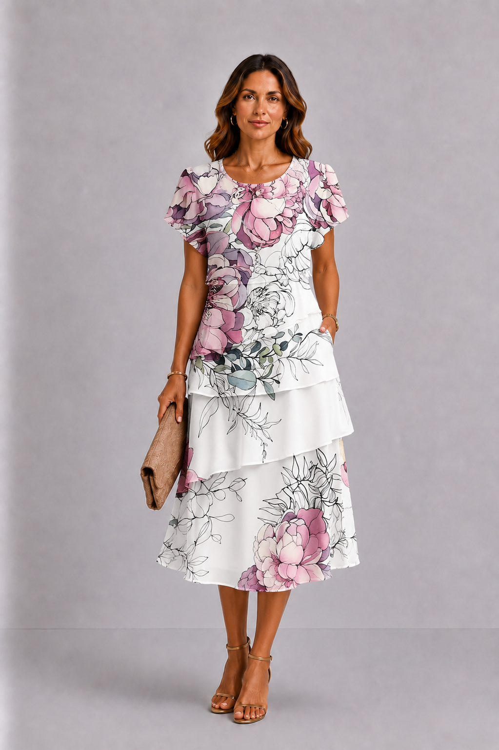 Diana | Elegantes Kleid mit Rüschen