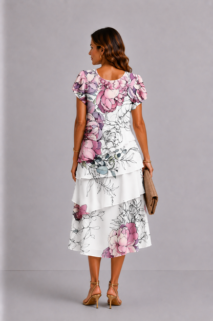 Diana | Elegantes Kleid mit Rüschen