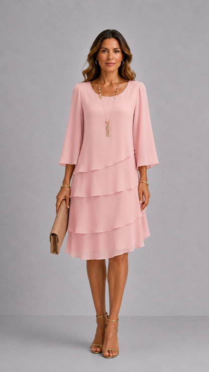 Catherine | Vestido elegante con volantes