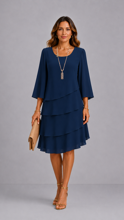 Catherine | Vestido elegante con volantes