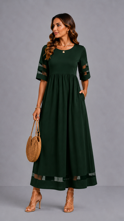 Aubrey™ – Vestito midi che snellisce la pancia