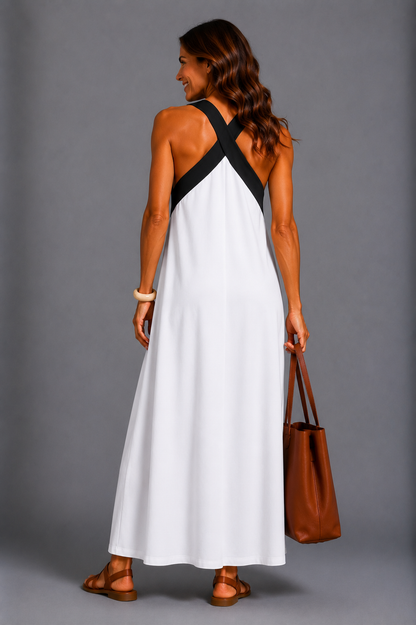 Delfina | Abito dal taglio incrociato