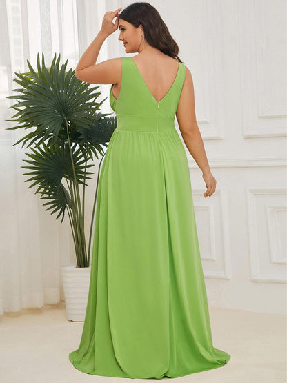 ever SORAYA|Robe de soirée taille empire à col V