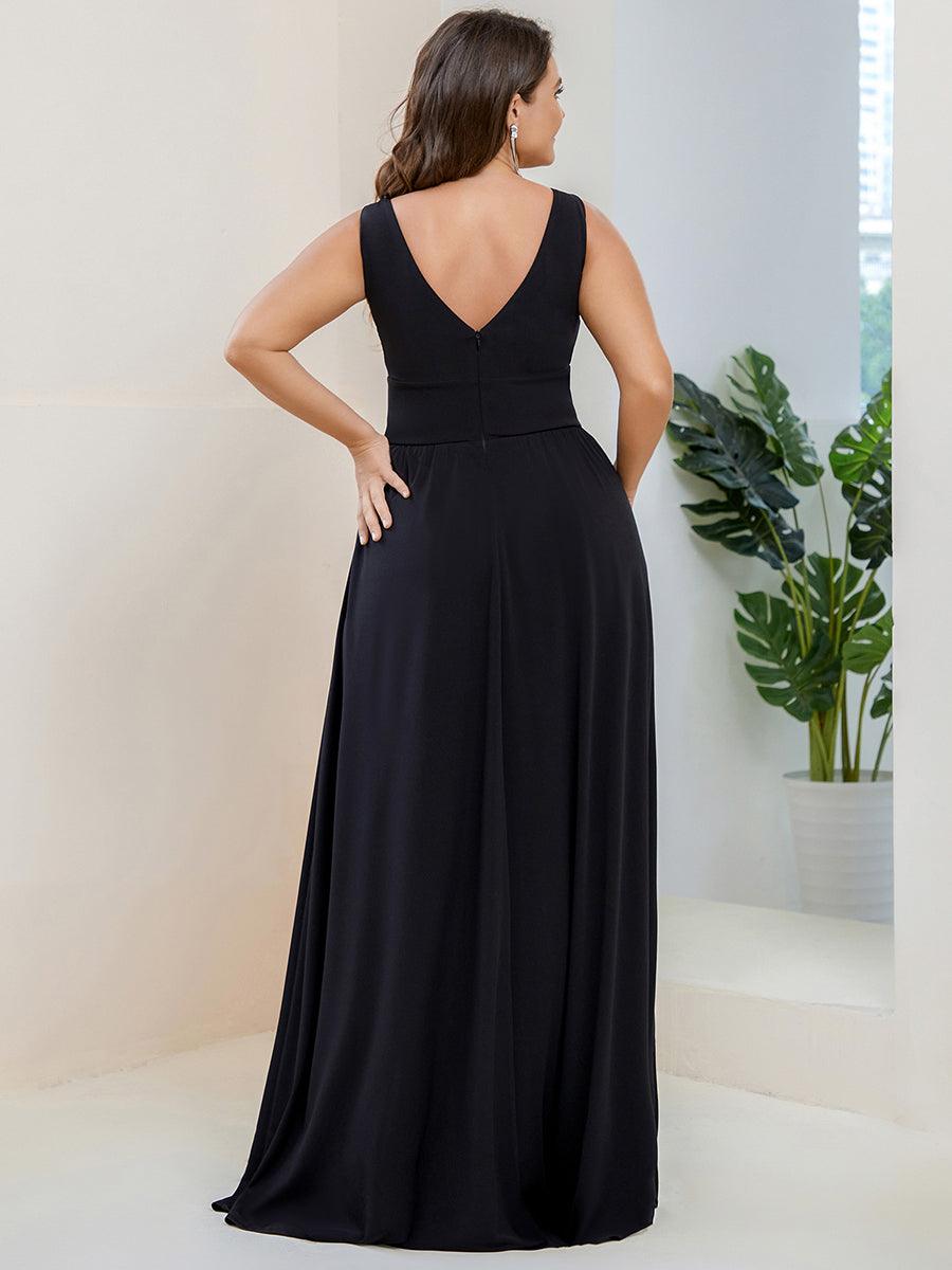 ever SORAYA|Robe de soirée taille empire à col V