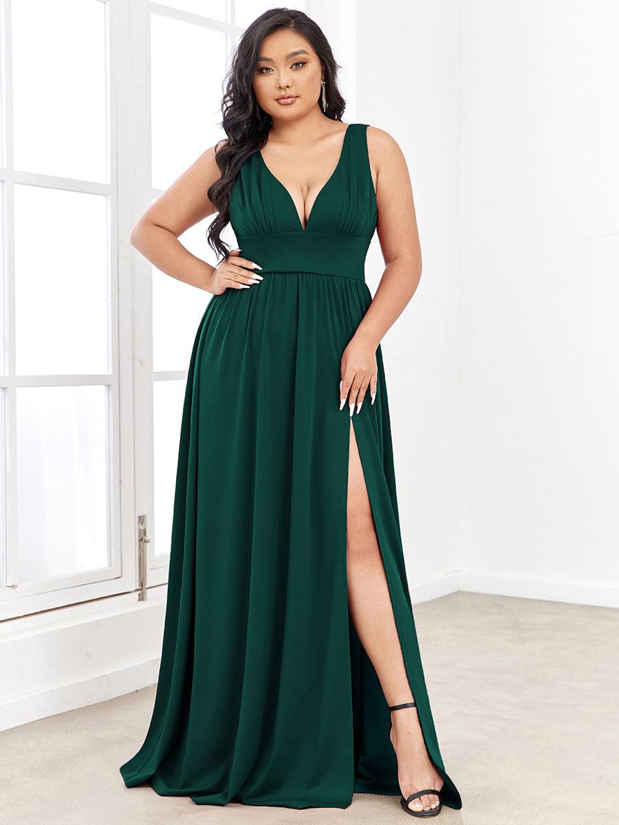 ever SORAYA|Robe de soirée taille empire à col V