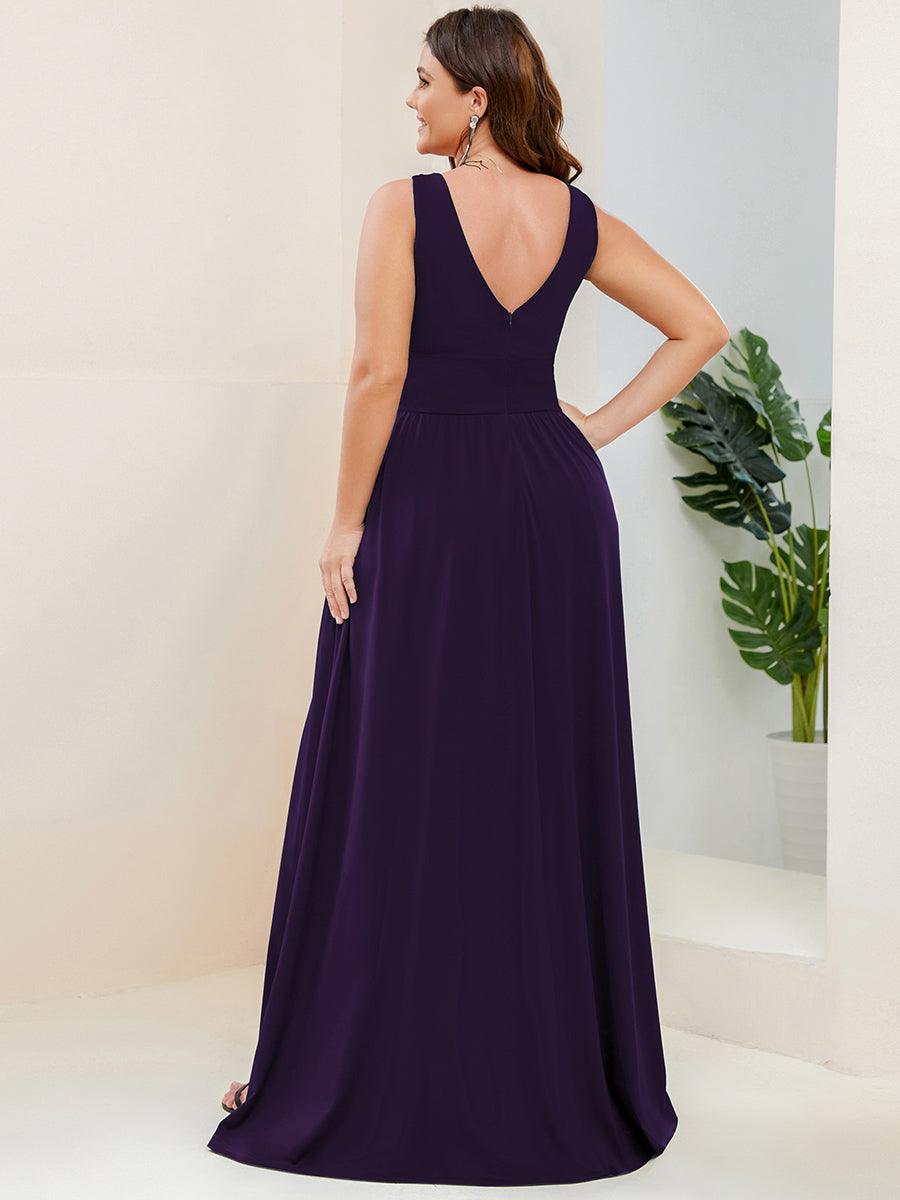 ever SORAYA|Robe de soirée taille empire à col V
