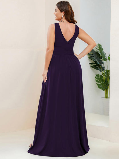ever SORAYA|Robe de soirée taille empire à col V