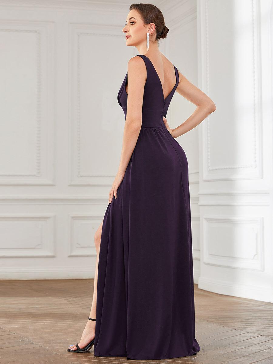 ever SORAYA|Robe de soirée taille empire à col V
