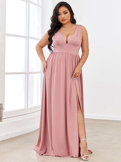 ever SORAYA|Robe de soirée taille empire à col V
