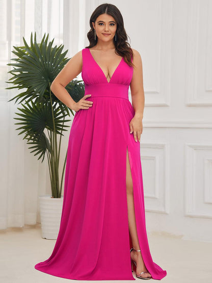 ever SORAYA|Robe de soirée taille empire à col V