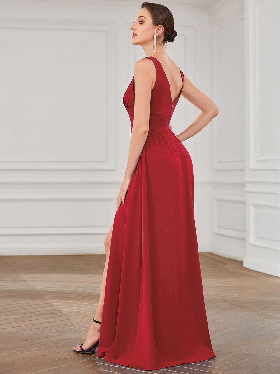 ever SORAYA|Robe de soirée taille empire à col V