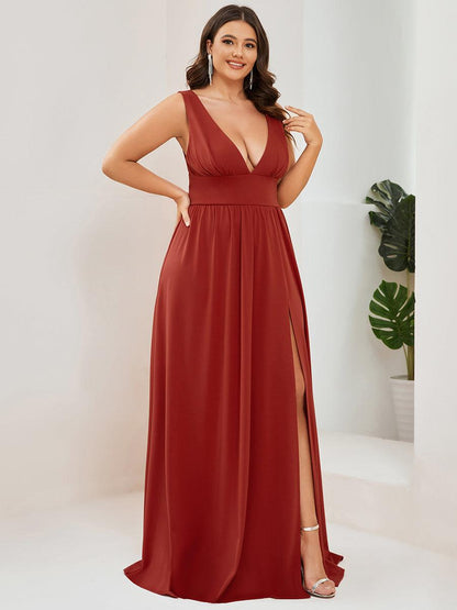 ever SORAYA|Robe de soirée taille empire à col V