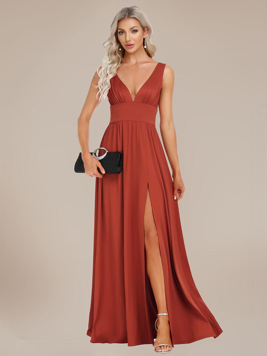 ever SORAYA|Robe de soirée taille empire à col V