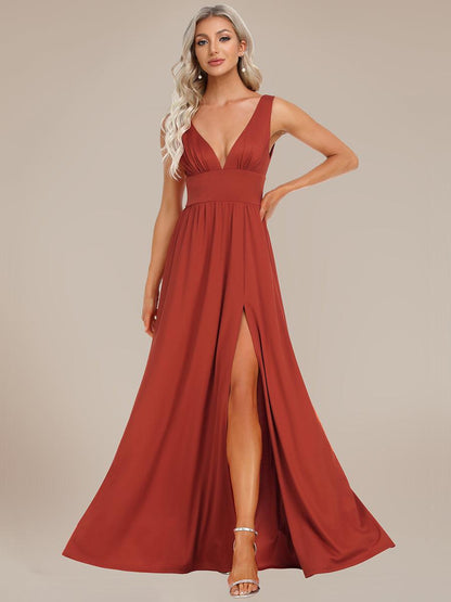 ever SORAYA|Robe de soirée taille empire à col V