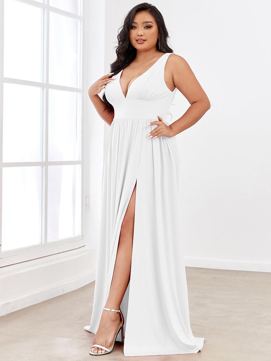 ever SORAYA|Robe de soirée taille empire à col V