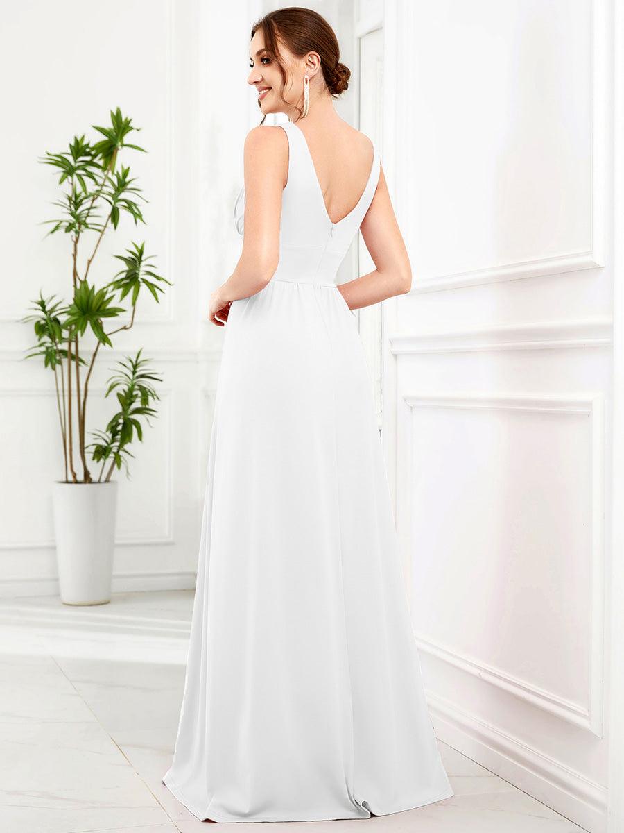 ever SORAYA|Robe de soirée taille empire à col V