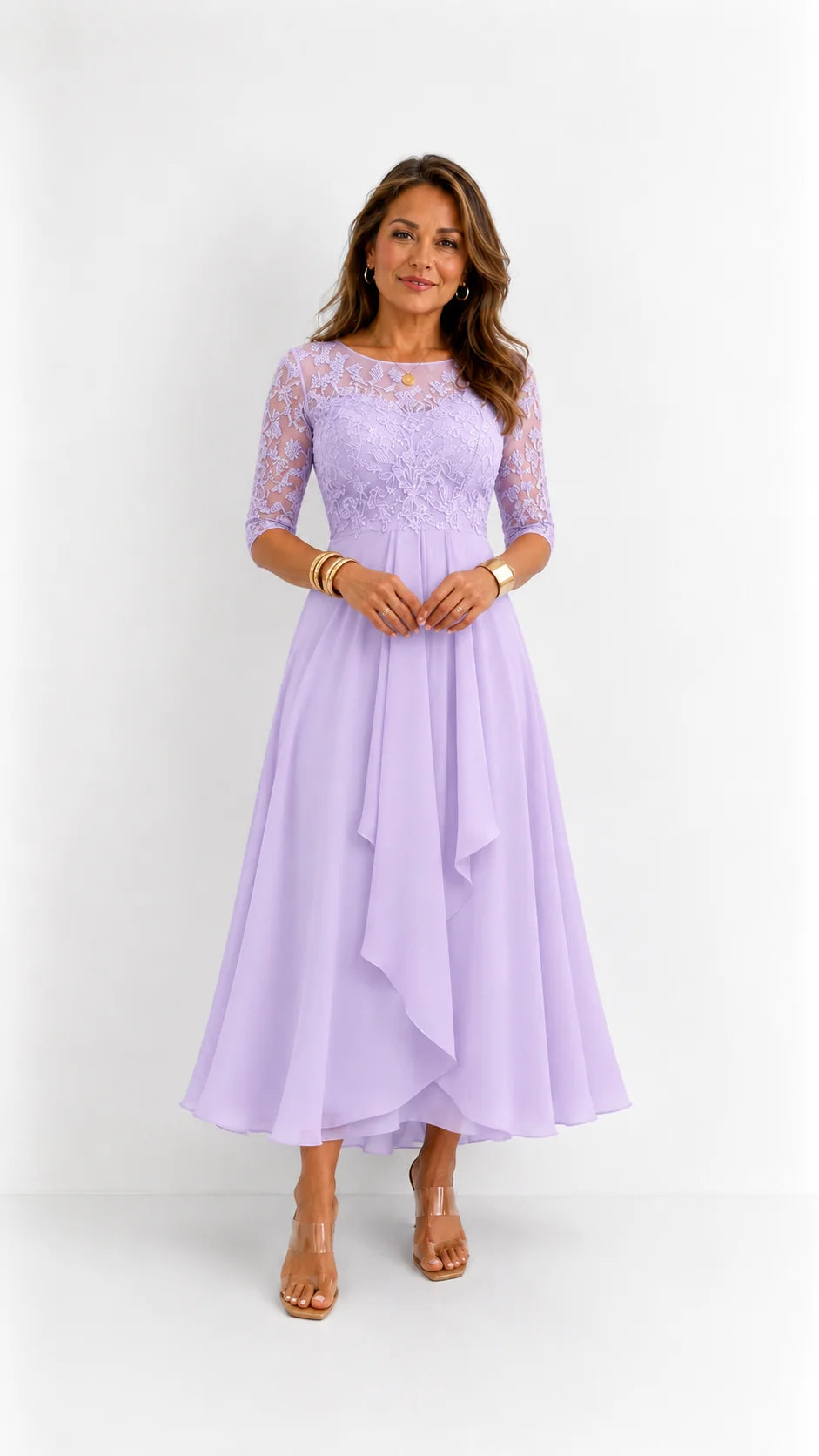 RHONDA | Elegante abito in pizzo